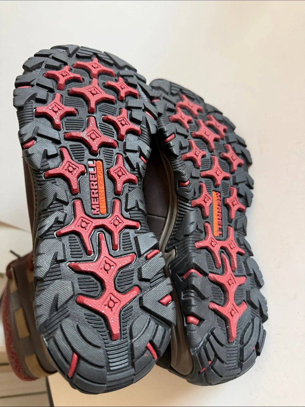 Merrell Womens Tall Winter Lace Up Side Zip Boots size 8